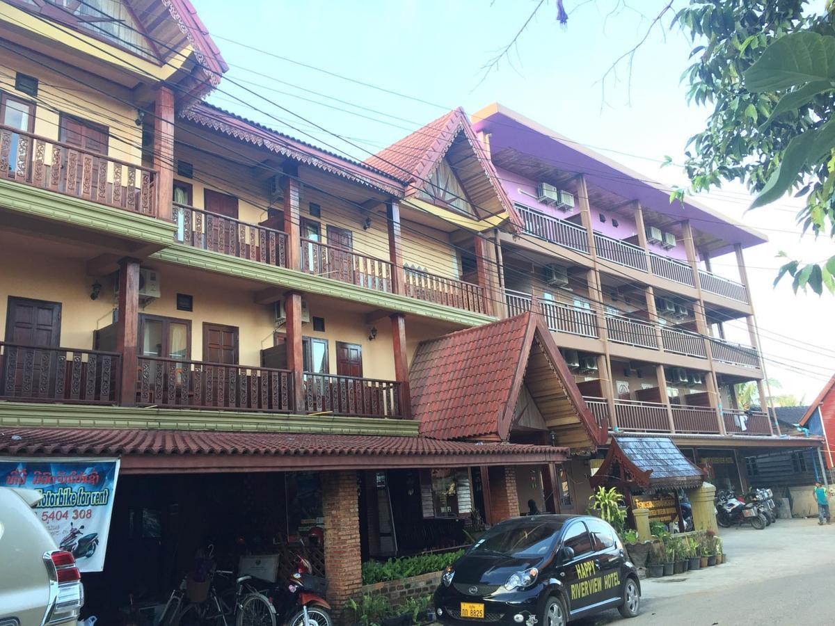Happy River View Hotel Vang Vieng Eksteriør billede
